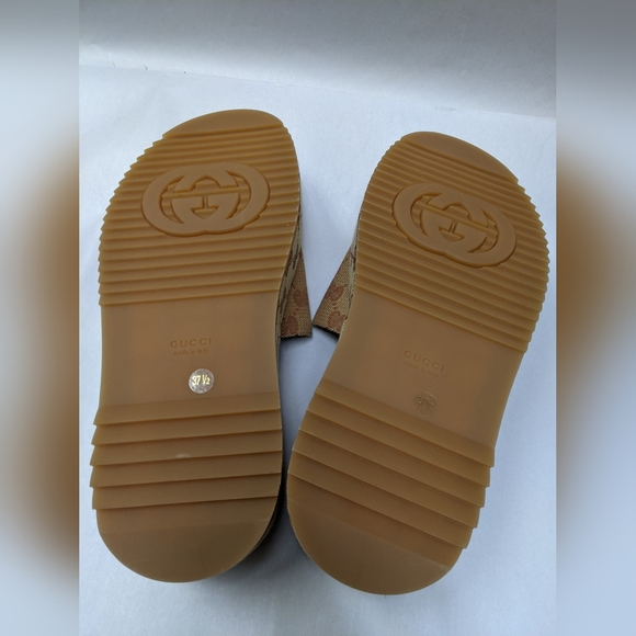 Gucci GG Platform Slide Sandal (US 7.5) "LIVE SHOW TODAY" - Picture 7 of 10